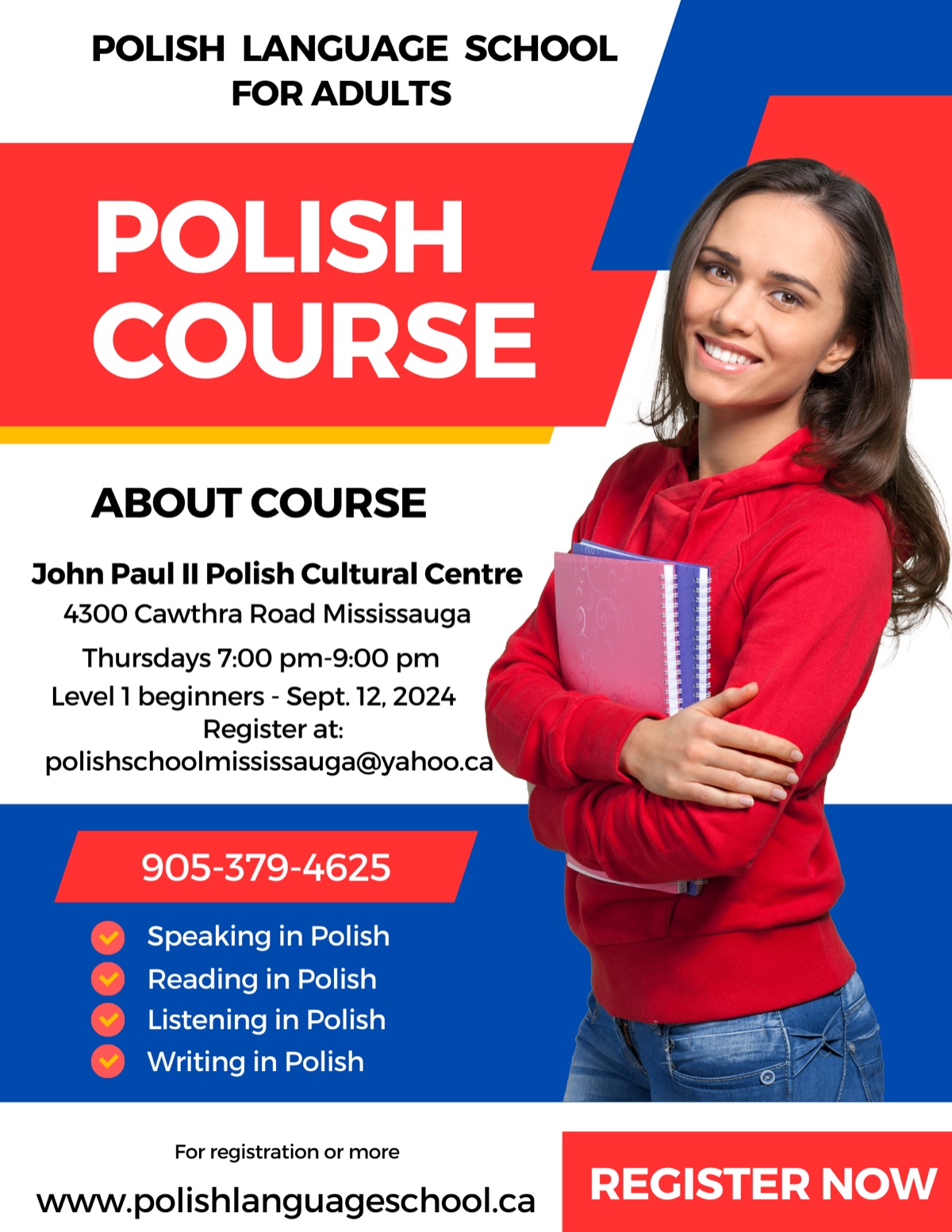 Polish Second Language – Adults program