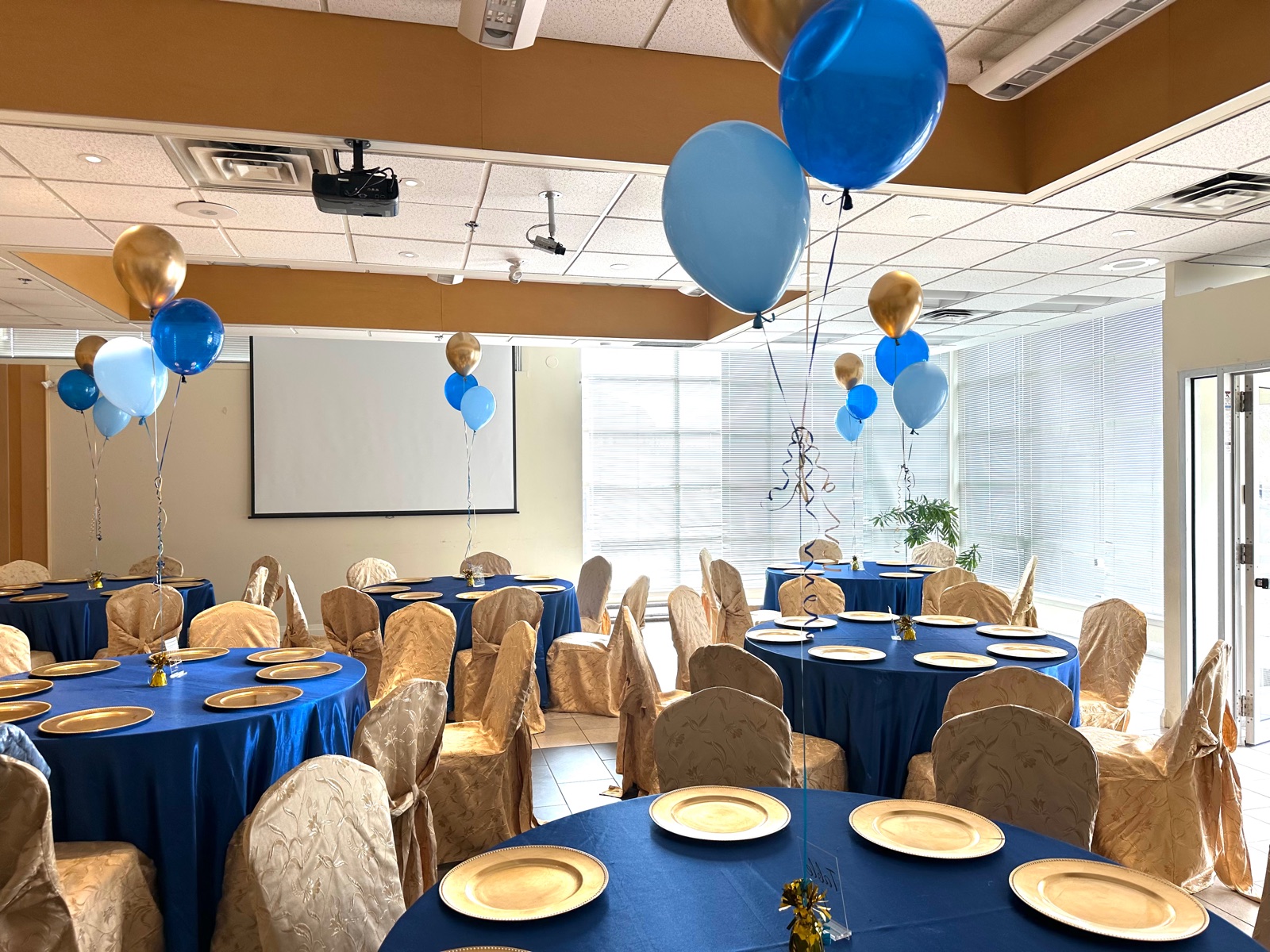 Café Kultura prepared for a banquet